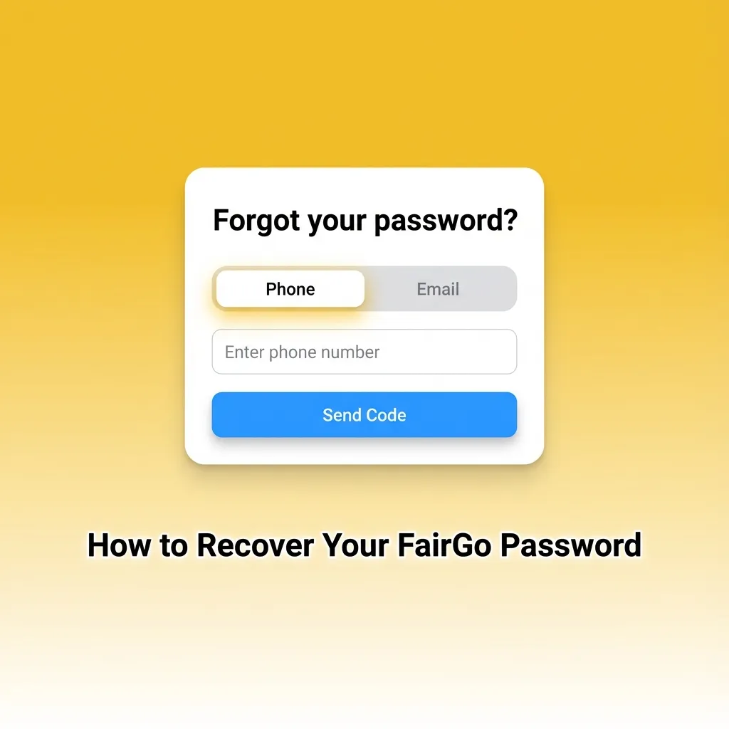 How to Recover Your FairGo Password