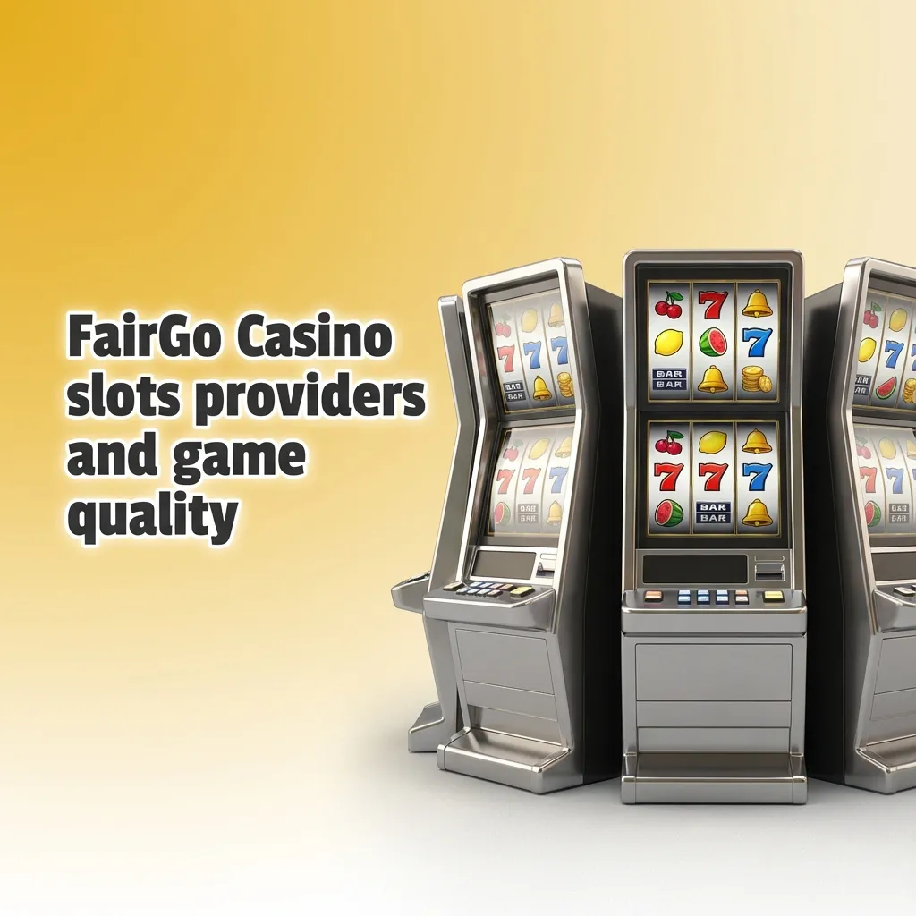 Infographic showing FairGo Casino’s 8 main slot providers and game counts for Australian online pokies