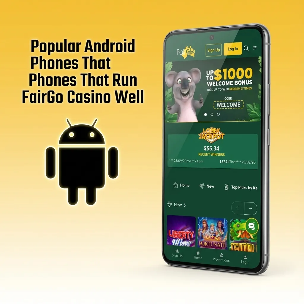 Australian Android phones list showing compatible models for smooth FairGo Casino PWA gameplay