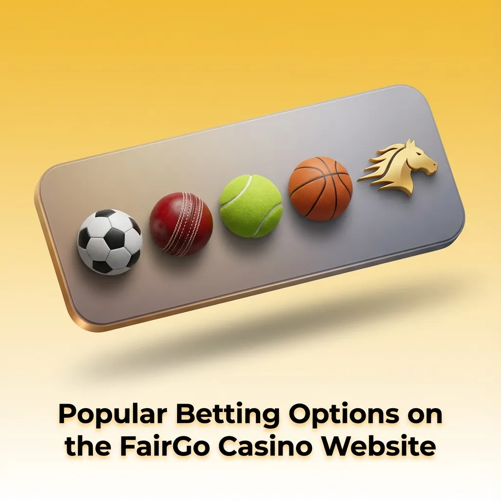 FairGo Casino webpage showing pre-match, live, and multi-leg betting options on a digital bet slip interface