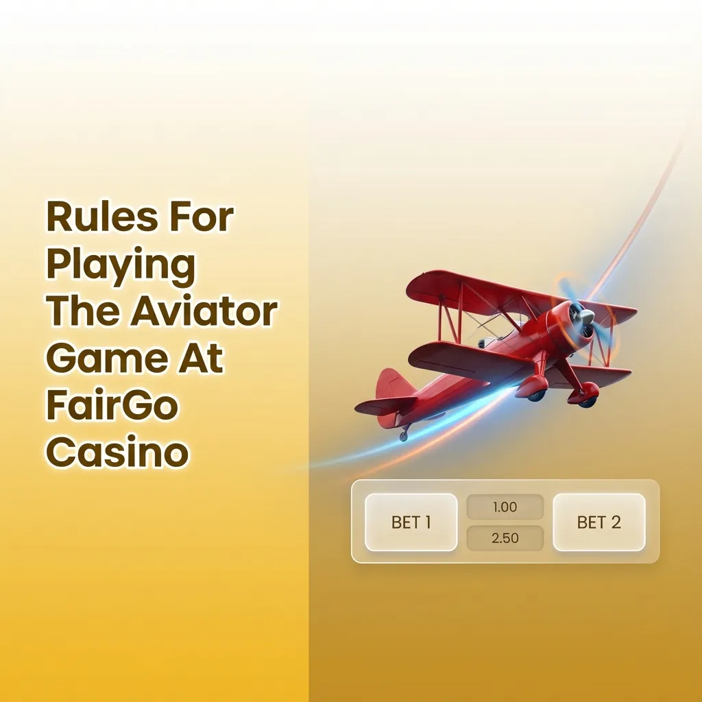 Infographic for FairGo Casino Aviator: steps showing betting, rising multiplier, and cashing out before red plane crashes
