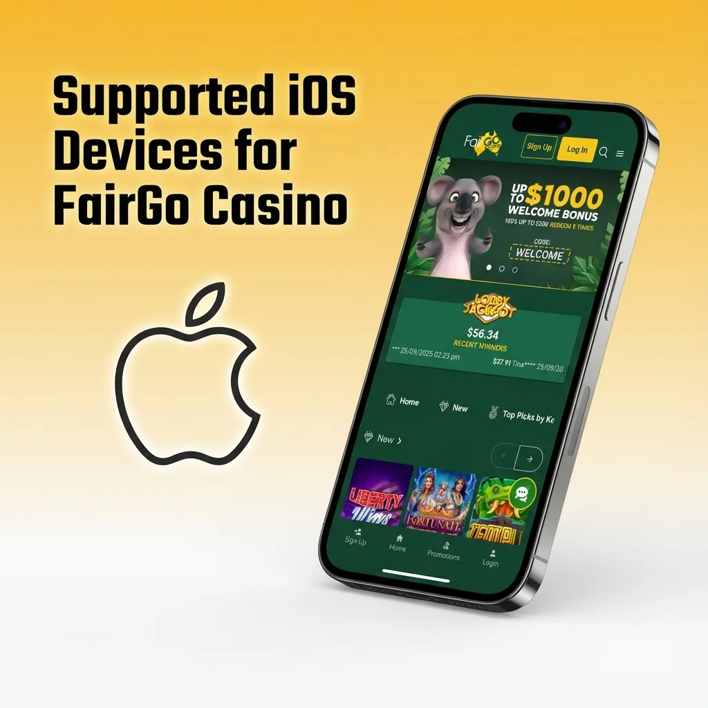 Supported iOS Devices for FairGo Casino
