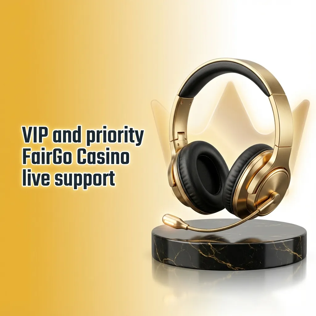VIP FairGo Casino player using live chat on laptop with priority support badge and fast response indicators